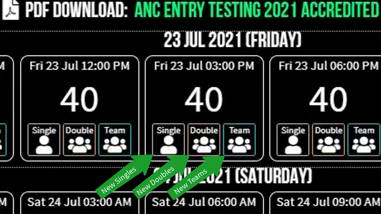 2 Minutes with Online Entries (Carnival)