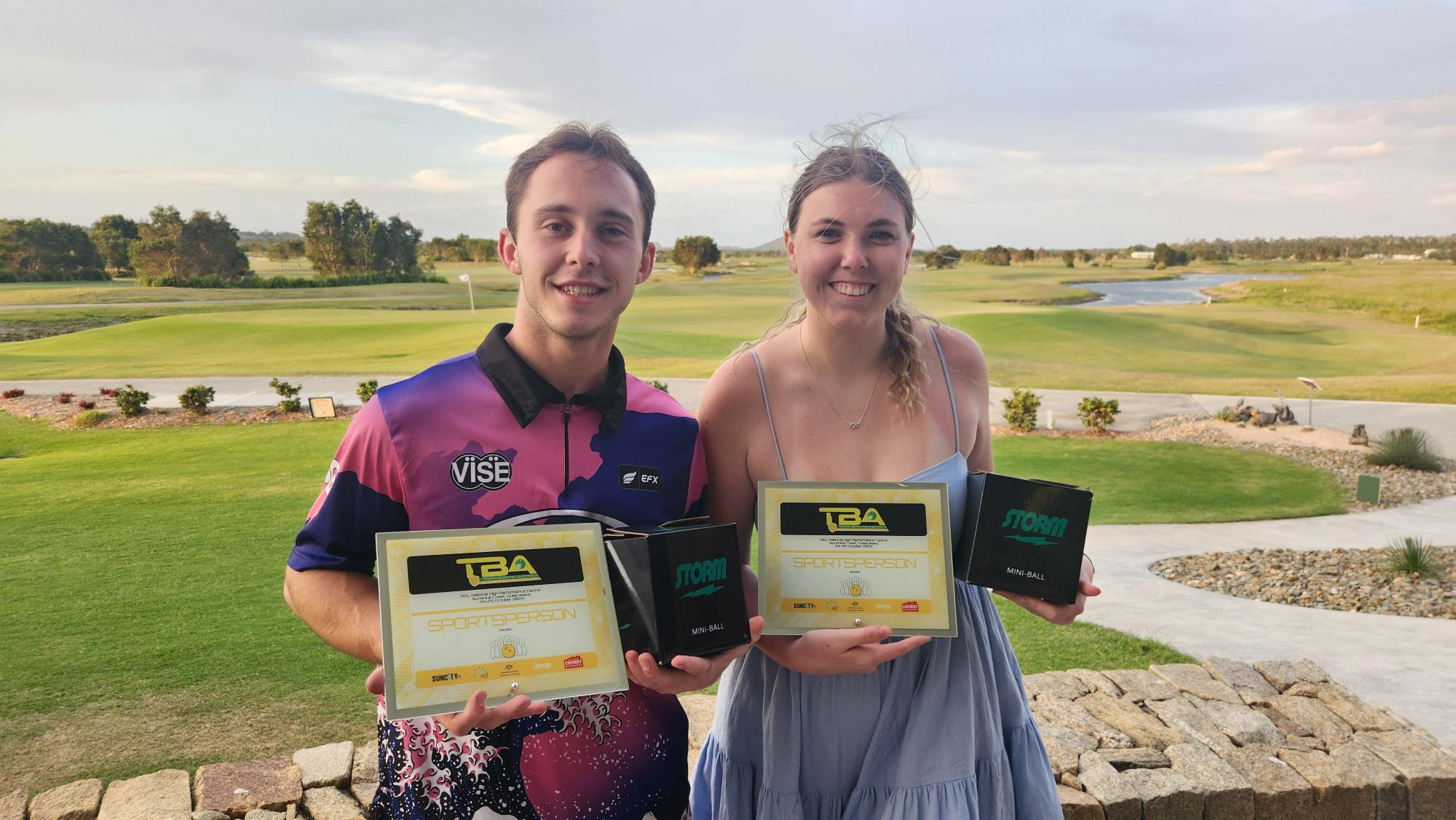Sportsperson Award Winners - Trent McDougall and Stacey Lister