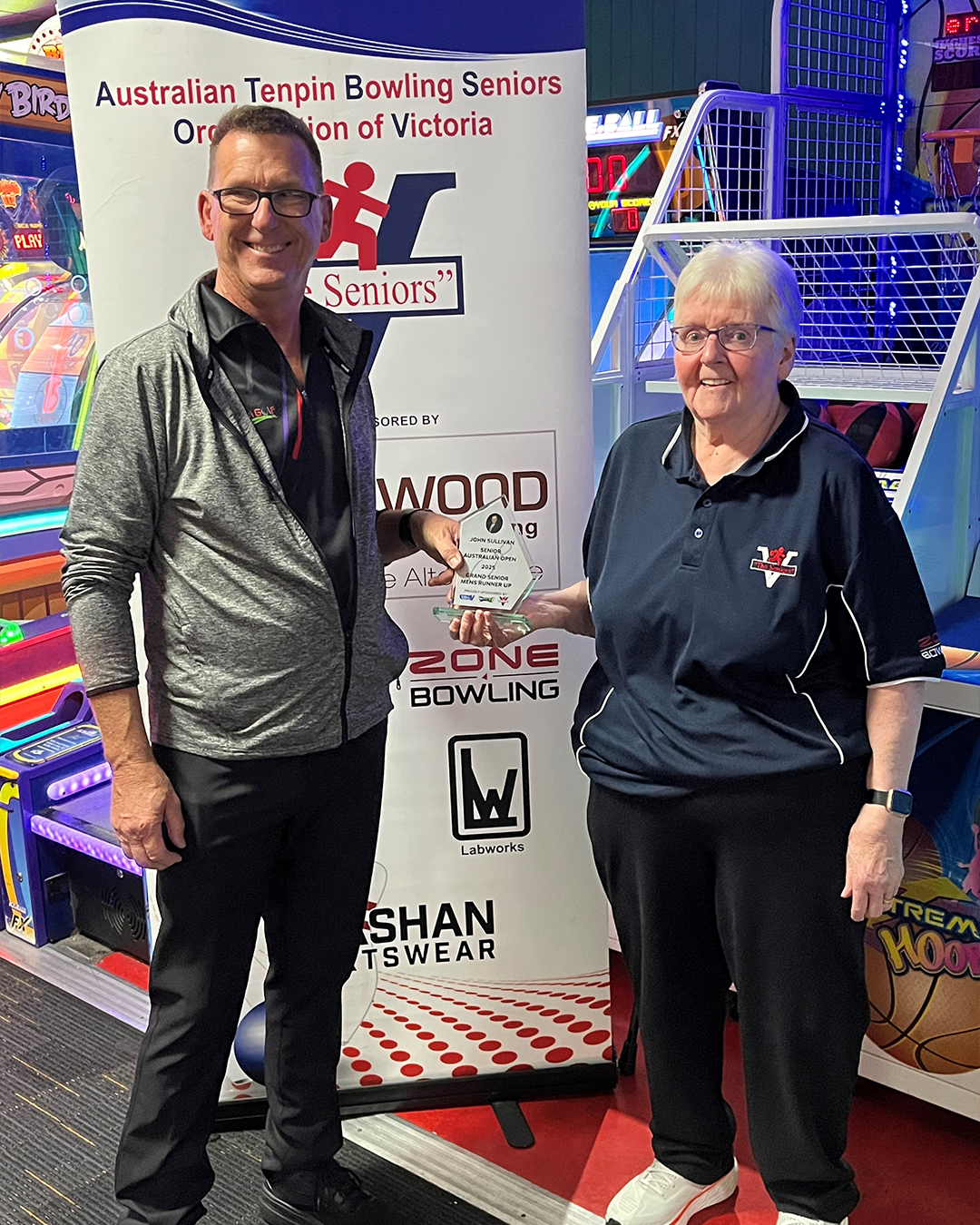 Runners-Up Mike Muir with Sue Raphael